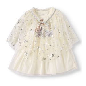 Disney Frozen Girls Cape Dress ❄️